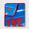 62"x90" Sonic the Hedgehog Things For Rings Kids' Blanket - 2 of 3