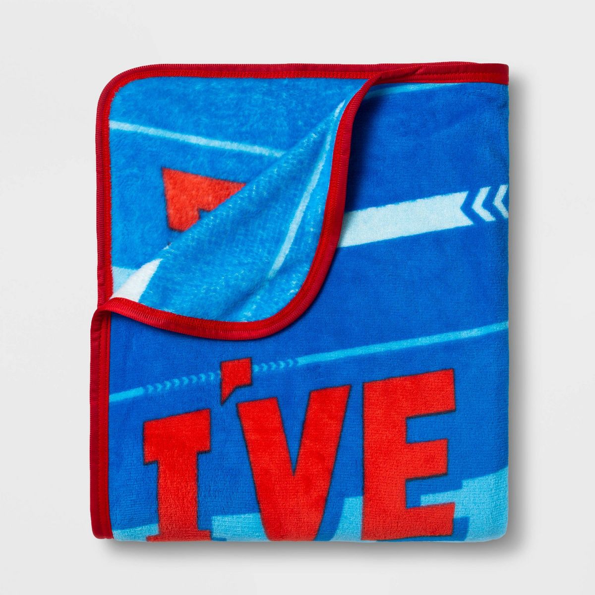 62"x90" Sonic the Hedgehog Things For Rings Kids' Blanket - thumbnail 2