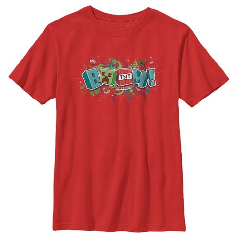 Boy's Minecraft Boom T-shirt : Target