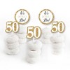 Big Dot of Happiness We Still Do - 50th Wedding Anniversary - Dessert Cupcake Toppers - Anniversary Party Clear Treat Picks - Set of 24 - 2 of 4