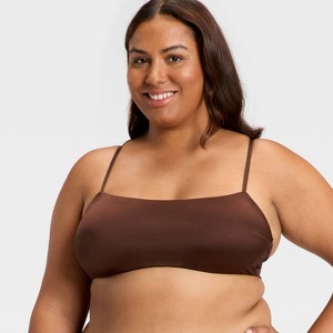 Women's Satin Unlined Scoop Bralette - Auden™ - 1 of 3