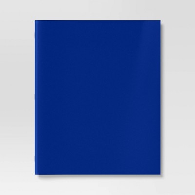 2 Pockets Paper Folder Blue - Dealworthy™