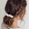 Unique Bargains Women's Small Flower Hairpins Hair Barrettes Champagne 1 Pc - 2 of 4