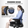 VEVOR Mesh Office Chair, Adjustable High Back Desk Chair with Mesh Seat, Angle and Height Adjustable Home Office Chair with Lumbar and Head Support - 4 of 4