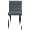 vidaXL Dining Chair Set of 2 Dark Gray - 4 of 4