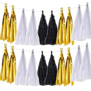 Unique Bargains Garland DIY Decoration Tassel Garland Banner 30 Pcs - 1 of 4