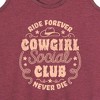 Women's - Instant Message - Cowgirl Social Club Graphic Racerback Tank - 2 of 4
