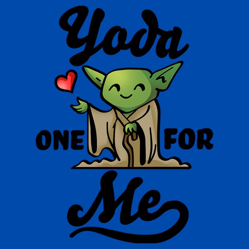 Boy's Star Wars Valentine's Day Yoda One for Me Cartoon T-Shirt, 2 of 6