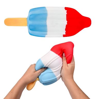 Sunny Days Squeeezy Americana Rocket Pop Fidget Toy