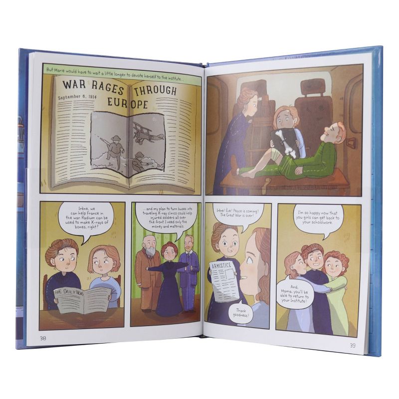 It's Her Story Marie Curie a Graphic Novel - by  Kaara Kallen (Hardcover), 2 of 4