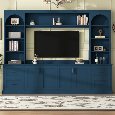 GDFStudio Palio 103.1'' Modern TV Stand with Cable Holes, 4