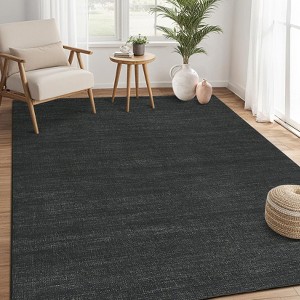 Garvee Modern Solid Color Area Rug Washable Soft Non Slip Low Pile Throw Rugs for Living Room Bedroom - 1 of 4