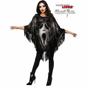 Ghost Face Adult General Sizing Black Classic Costume Halloween Costume Classic Costume - Black One Size - 1 of 1