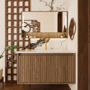 UNISOAR Modern Design 30 Inch Wall-Mounted Bathroom Vanity with Sink - 1 of 4
