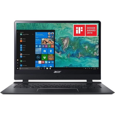 Acer Swift 7 Laptop Intel Core i7-7Y75 1.30GHz 8GB Ram 256GB SSD Windows 10 Home - Manufacturer Refurbished
