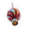 Sbk Gifts Holiday 10.5 Inch Garnet Swirls Tree Topper Small Glitter Feather Tree Tree Toppers - 3 of 3