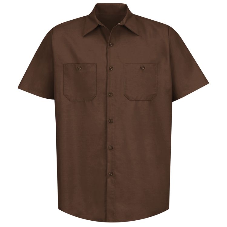 Red Kap Men's Short Sleeve Industrial Work Shirt, 1 of 3