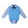 Andy & Evan  Infant Long Sleeve Buttondown & Pant Set - 3 of 4