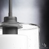 Urban Ambiance Luxury Contemporary Pendant Light,  13.5"H x 7.75"W,  Charcoal Finish, UHP2263 - 4 of 4