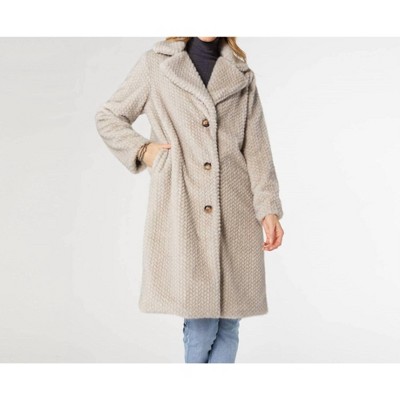 Women's Lenore Textured Faux Fur Coat - COCO + CARMEN