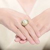 Guili Sterling Silver 14K Gold Plated Hammered Ring with Freshwater Pearl, perfect for adding texture and style to your jewelry collection. - 3 of 3