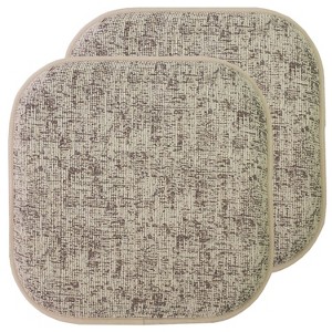 Broadway Memory Foam No Slip Back 16" x 16" Chair Pad Cushion by Sweet Home Collection® - 1 of 4