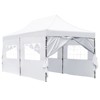 DSVIMOY 10'*20' Canopy Tent, Party Tent with 4 Sidewalls, 3 Height Adjustable, Outdoor Canopy Tent for Weddings, White, 240"*120"*132" - 4 of 4
