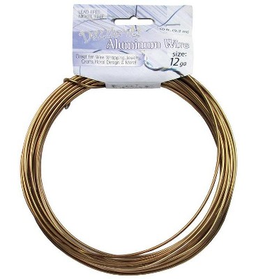 John Bead 12 Guage Copper Aluminum Jewelry Wire, 30ft