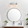 Elegant Lighting Avani 2 light Chrome and Clear Bath Sconce - 3 of 4