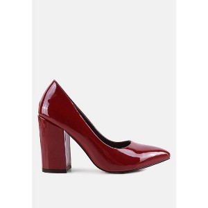 Kamira Patent Faux Leather Block Heel Pumps - 1 of 4