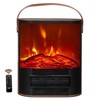 Karl Home 1500-Watt Portable Electric Space Heater with 3D Flame and Handle - 2 of 4