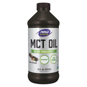 Vanilla Hazelnut MCT Oil by Now Foods  -  16 fl oz Liquid - 1 of 2