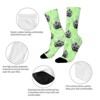 Leaves Gorillas Women Printed Crew Socks Funny Funky Socks Soft Polyester Novelty Gifts for Artists Men - 4 of 4