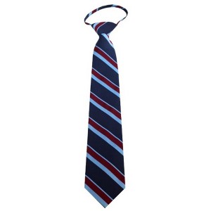 Men's Stripe 3.25 Inch W And 20 Inch L Zipper Neckties - 1 of 3