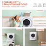 EUHOMY Compact Electric Dryer in White - 2 of 4