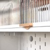 Chic Crate 73'' Tall 6-Level Flip-Door Pegboard Metal Pantry Cabinet – Anti-Tip Hutch for Kitchen/Dining/Living Room - 3 of 4