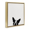 Stupell Industries Dog Peeking From Below, 18" x 18" - 3 of 4