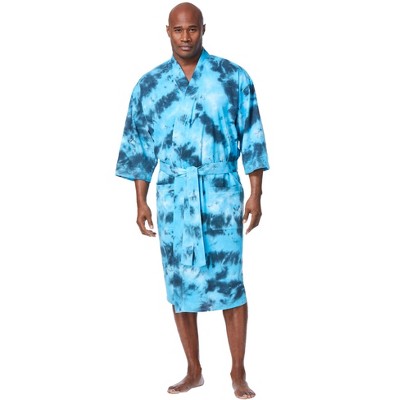 Kingsize Men's Big & Tall Cotton Jersey Robe - 9xl/0xl, Electric ...