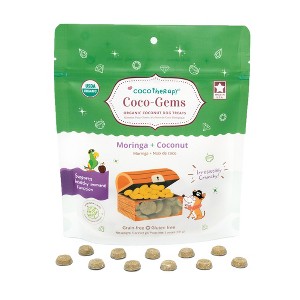 CocoTherapy Coco-Gems Training Treats Moringa + Coconut - Organic Training Treat for dogs (5 oz) - 1 of 3