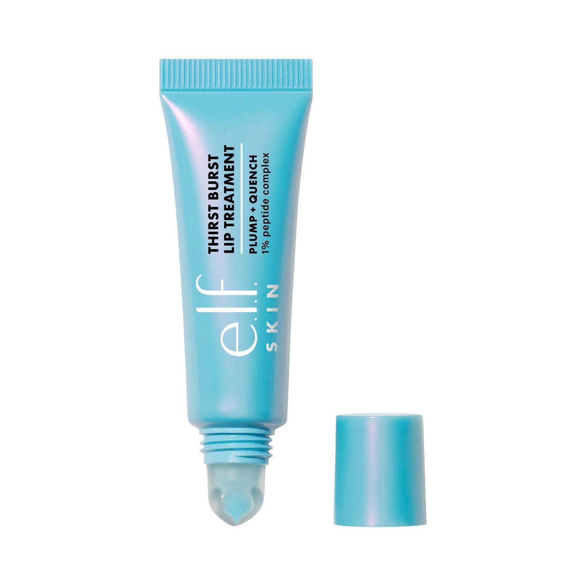 e.l.f. Thirst Burst Plumptide Lip Treatment - Sheer Blue Hibiscus - 0.35oz