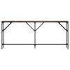 vidaXL Console Table Smoked Oak 70.9 in.x9.1 in.x29.5 in. Engineered Wood - 4 of 4