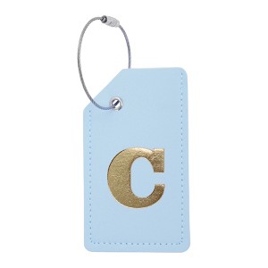 Unique Bargains Luggage Tag Light Blue 1 Pc - 1 of 4