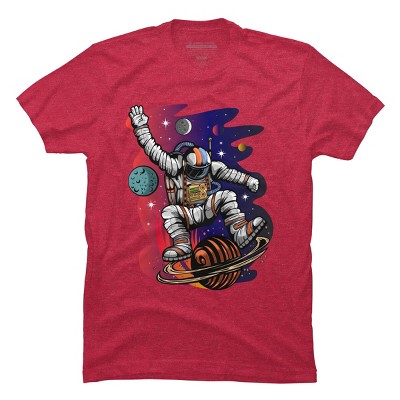 Men's Design By Humans Space Ride By Adamzworld T-Shirt