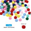 Unique Bargains Creative DIY Craft Decoration High Elastic Supplies Pom Poms 0.6" - 2 of 4