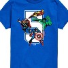 Boys' - Marvel - Avengers Birthday 5 Short Sleeve Graphic T-Shirt - 2 of 4