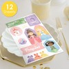 Big Dot of Happiness Princess Party Favor Sticker Sheet Sets, Princess Birthday Party Favors for Girls - 12 Sheets - 120 Stickers - 2 of 4
