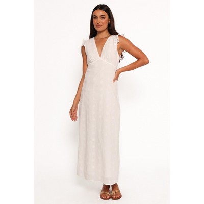 Petal and Pup Ensley Flutter Sleeve Maxi Dress