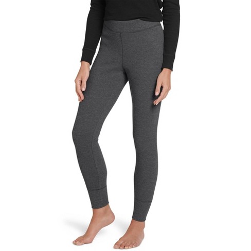 Jockey Women's Waffle Legging Xl Charcoal Heather : Target