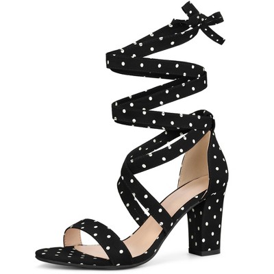 polka dot heel