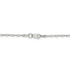 Black Bow Jewelry 2.25mm Sterling Silver Fancy Flat Anchor Link Chain Necklace - 4 of 4